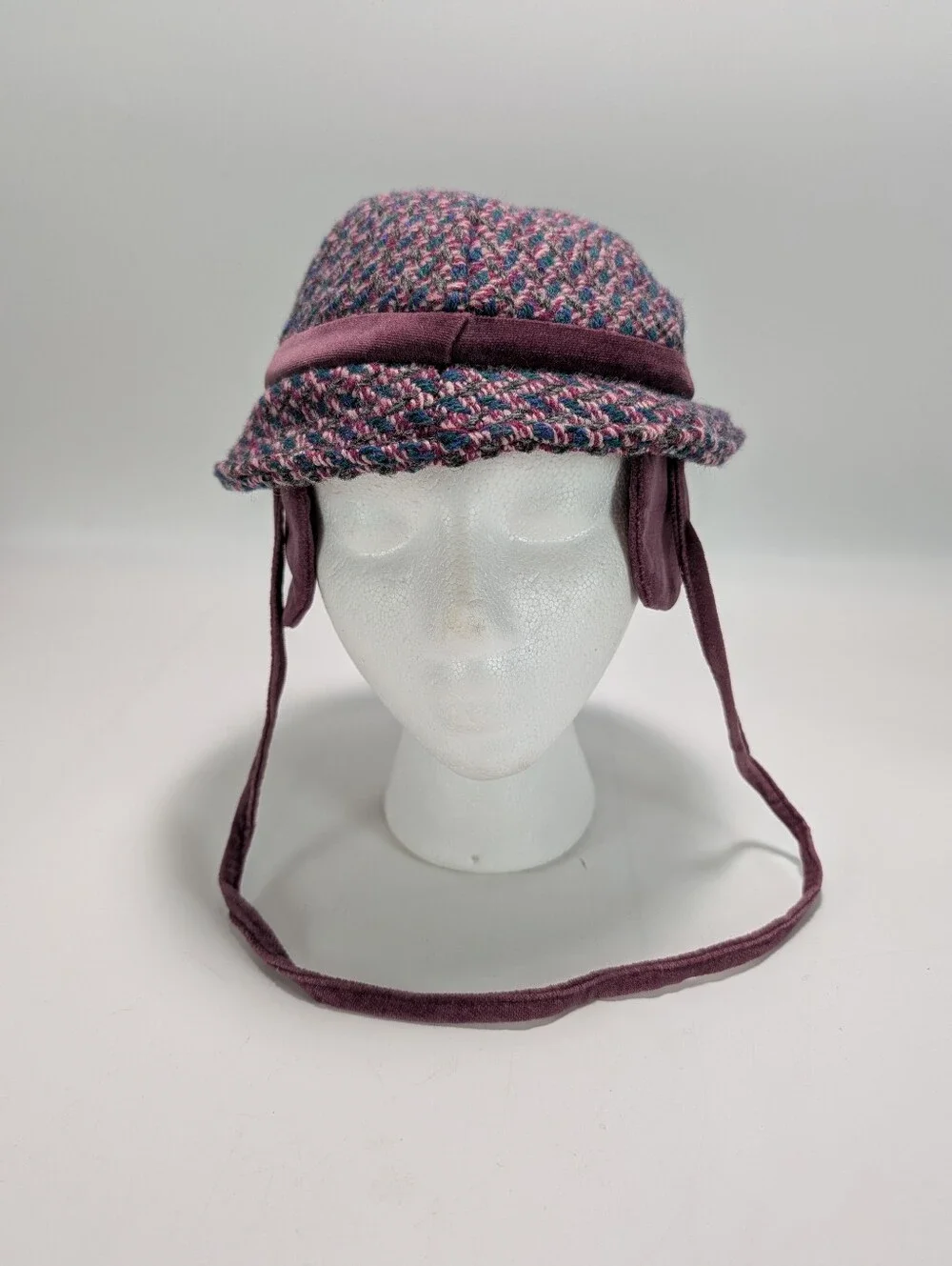 Vintage Tailored By Rothschild of Philadelphia Child's Bonnet Cap with Ear Flaps